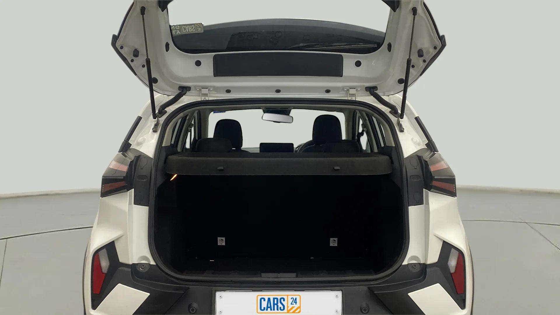 Rear boot view of a Tata Nexon