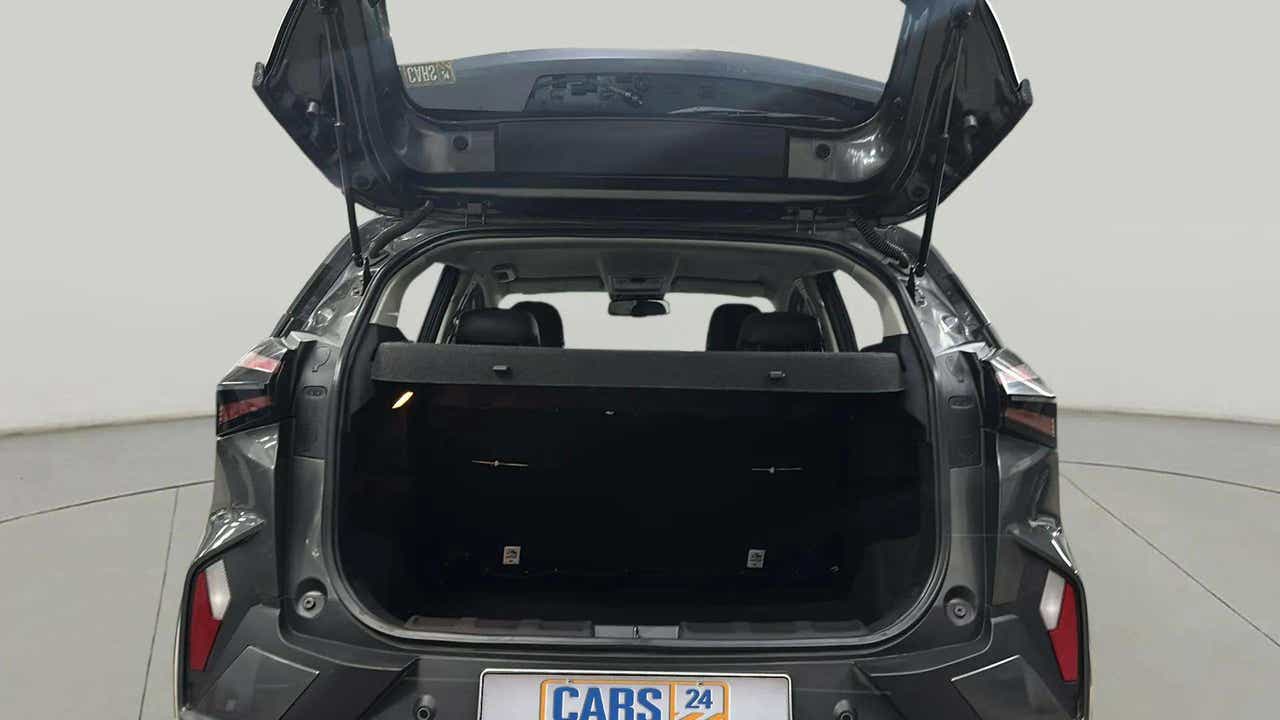 Boot space view of a Tata Nexon