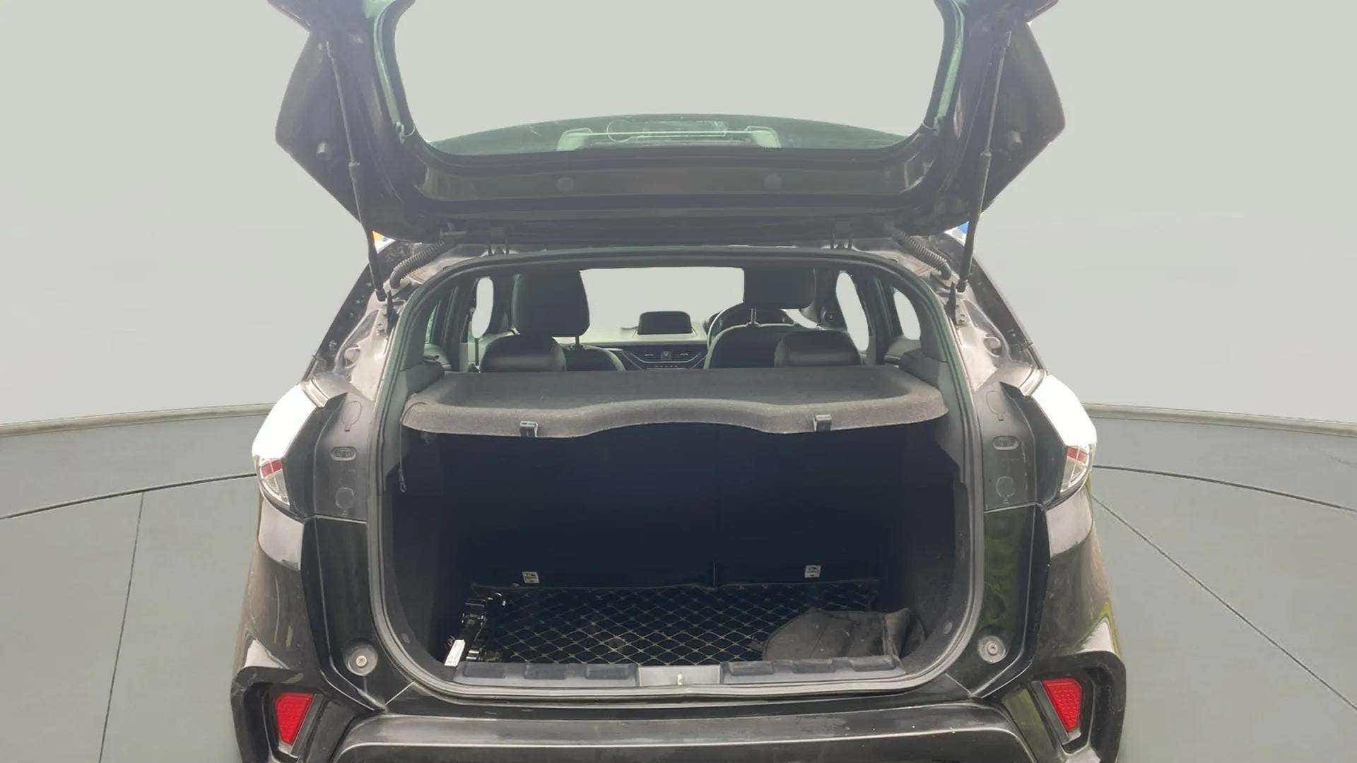 Boot space view of a Tata Nexon 2017-2023