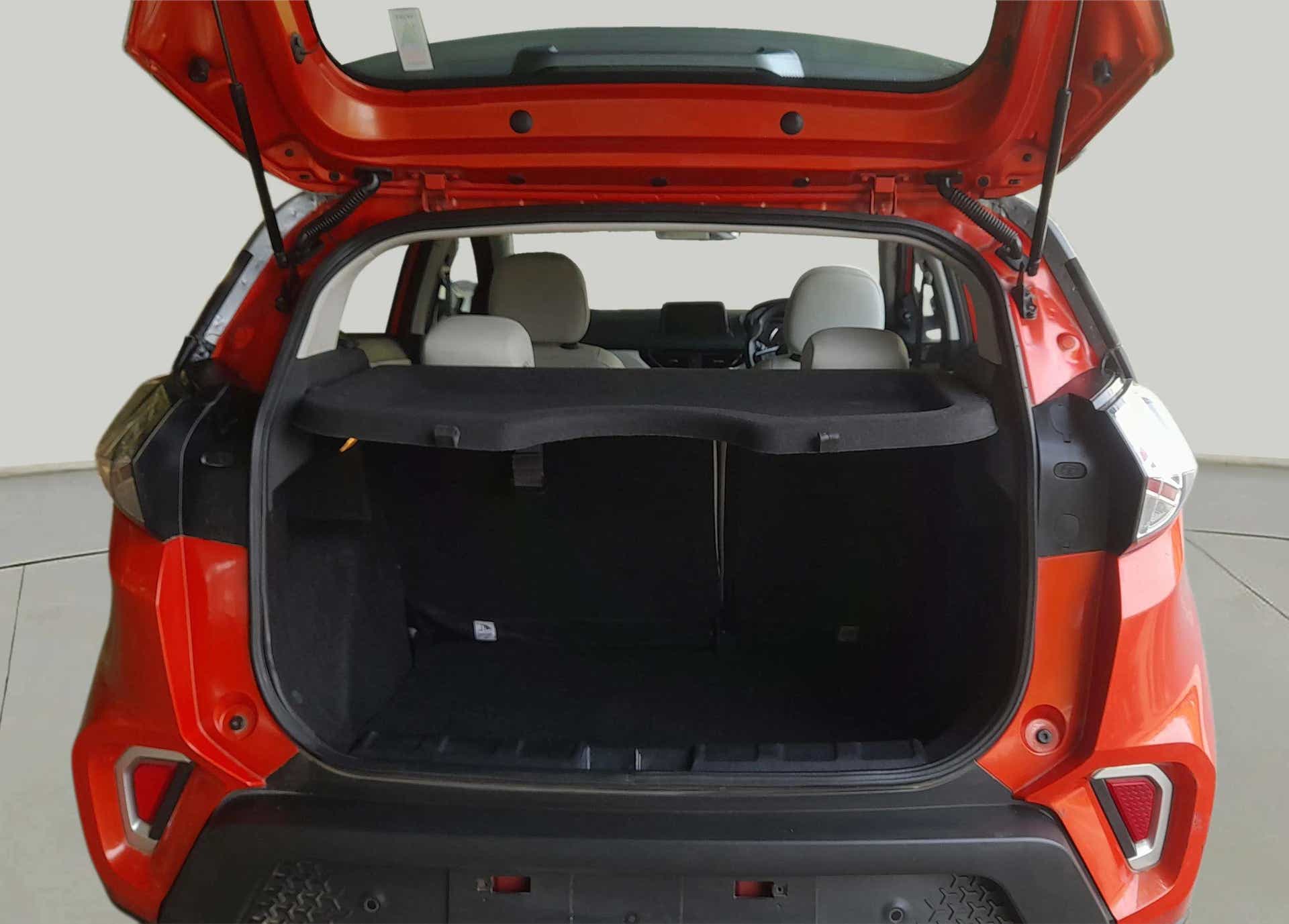 Boot space view of a Tata Nexon 2017-2023