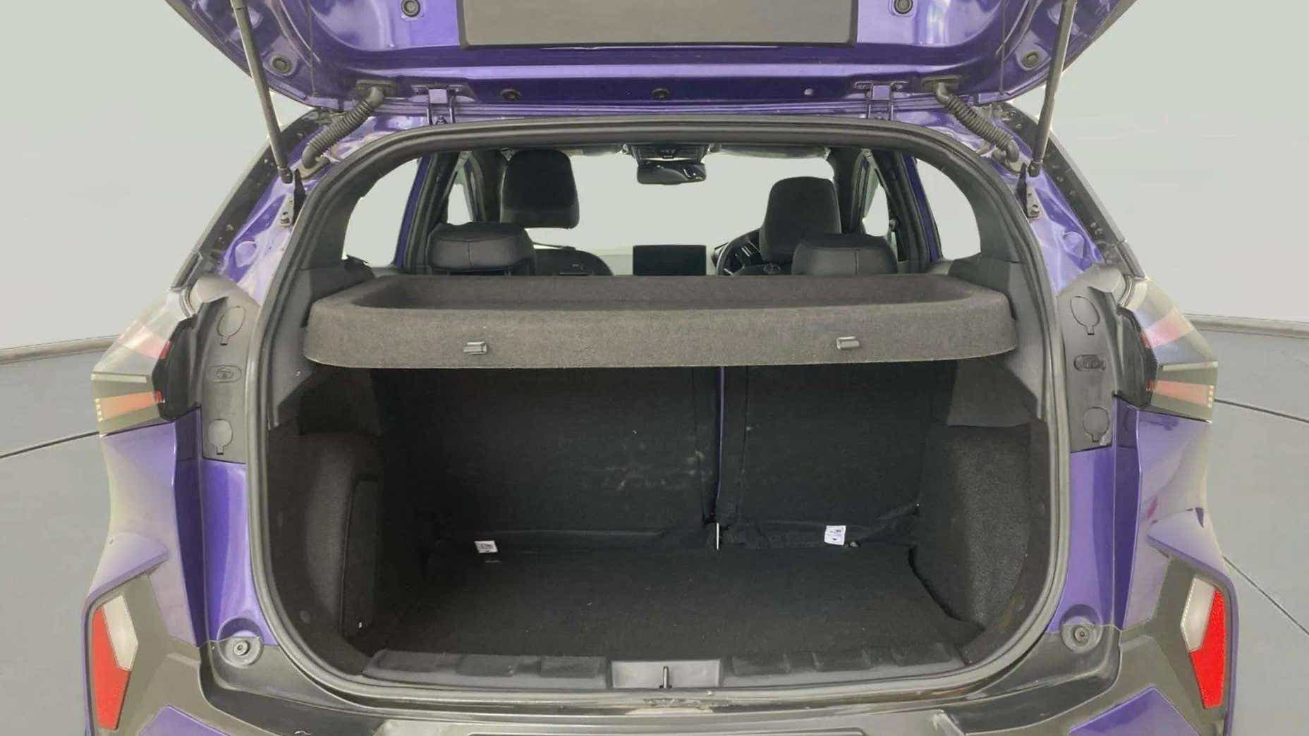 Boot space view of a Tata Nexon