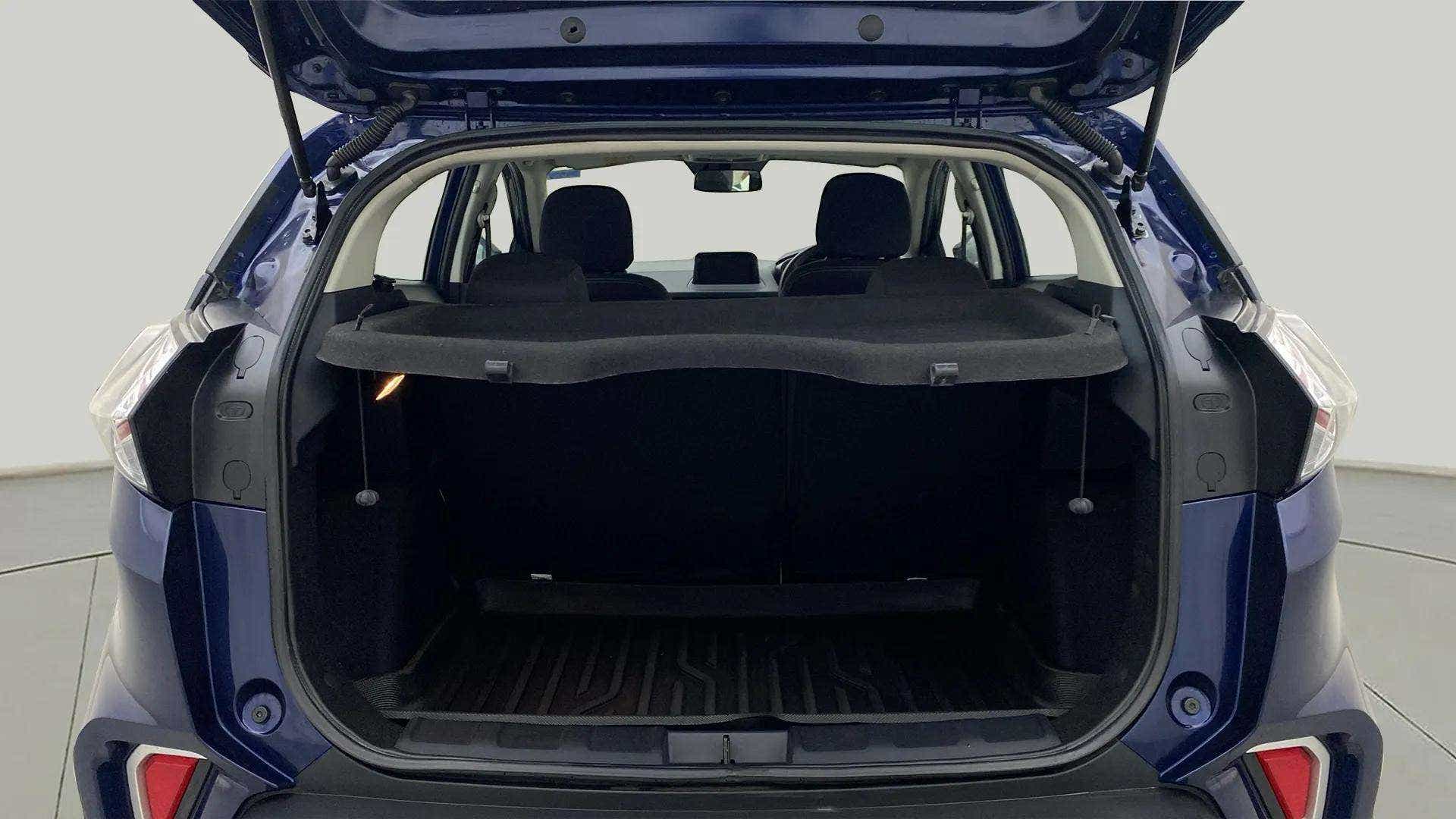 Boot space view of a Tata Nexon 2017-2023