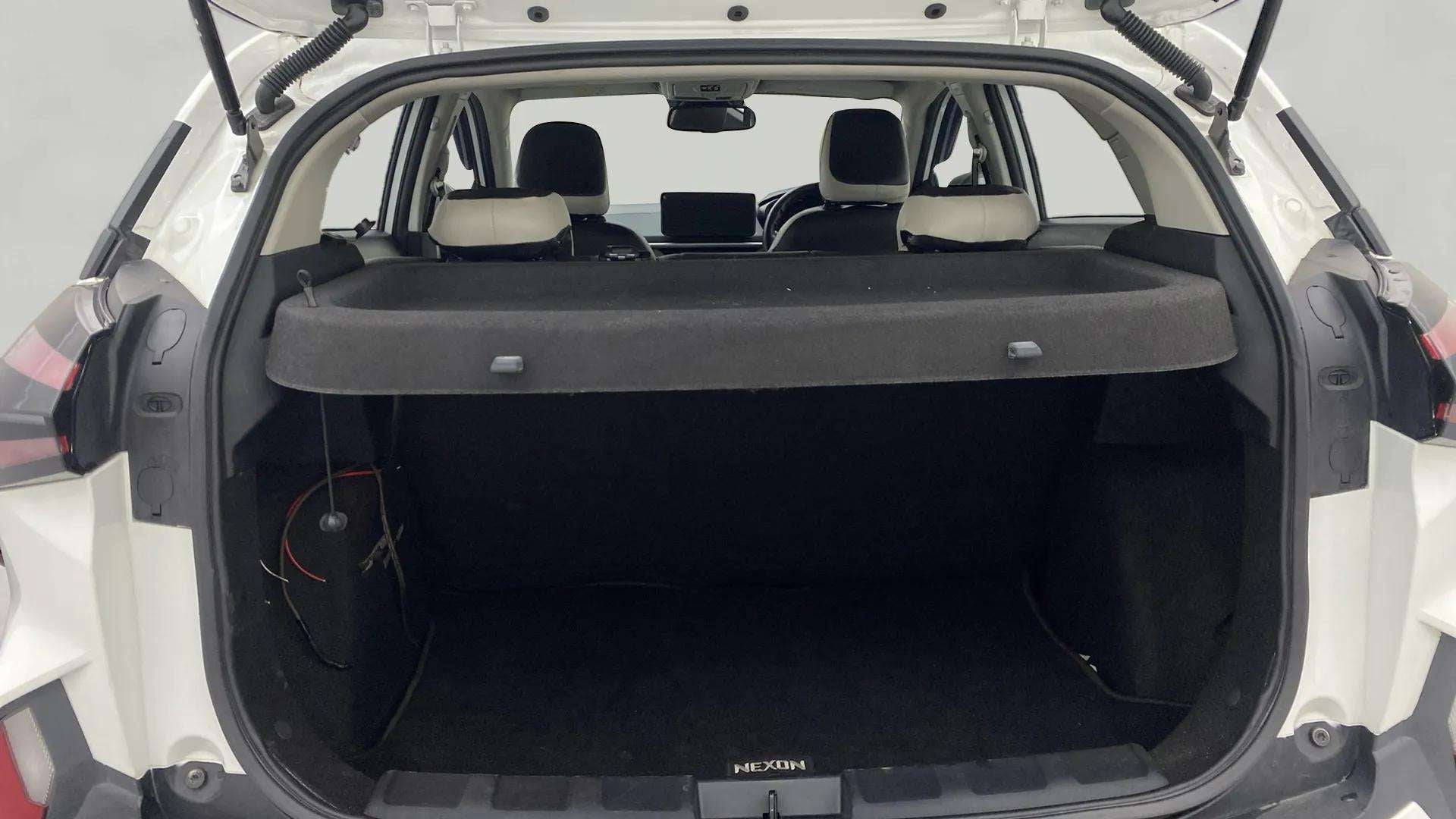 Boot space view of a Tata Nexon 2017-2023