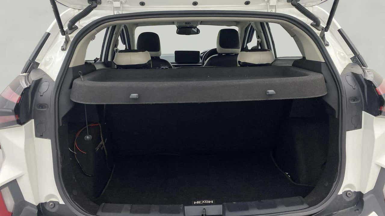 Boot space view of a Tata Nexon 2017-2023