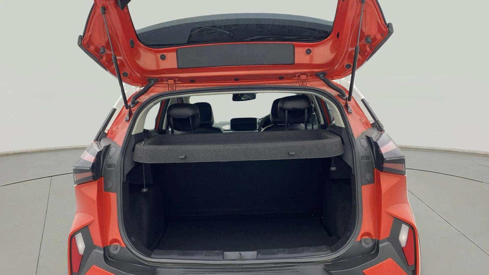 Boot space view of a Tata Nexon