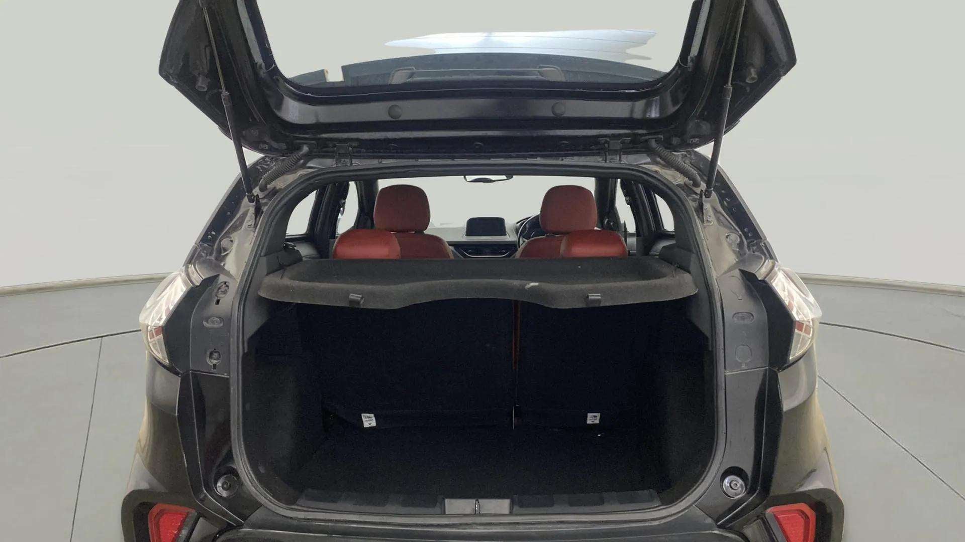 Boot space view of a Tata Nexon 2017-2023