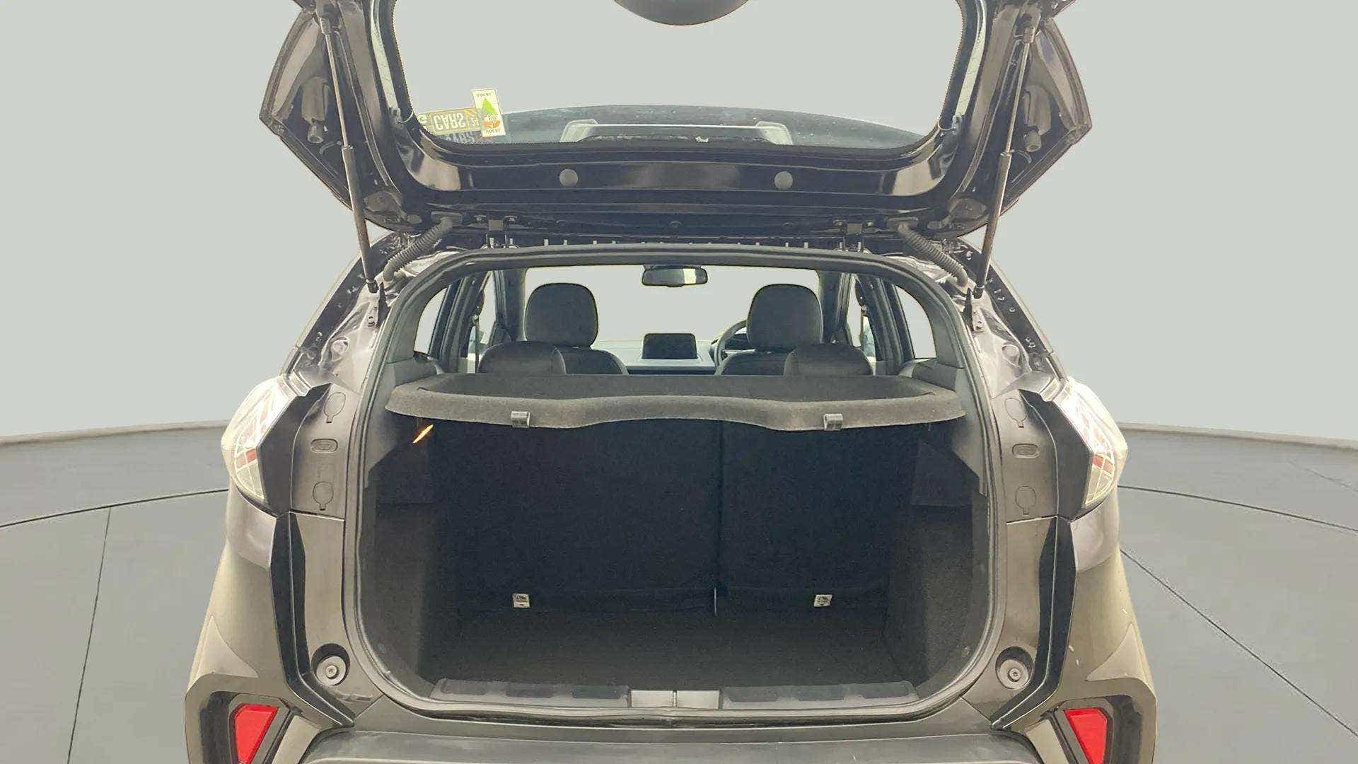 Boot space view of a Tata Nexon 2017-2023