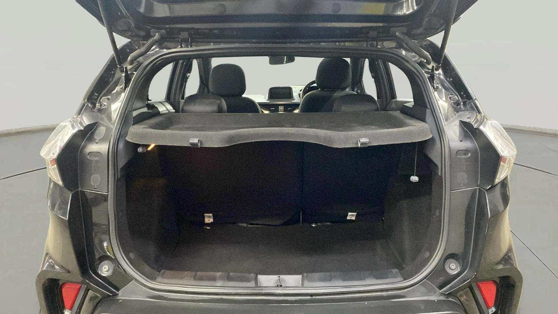 Boot space view of a Tata Nexon 2017-2023