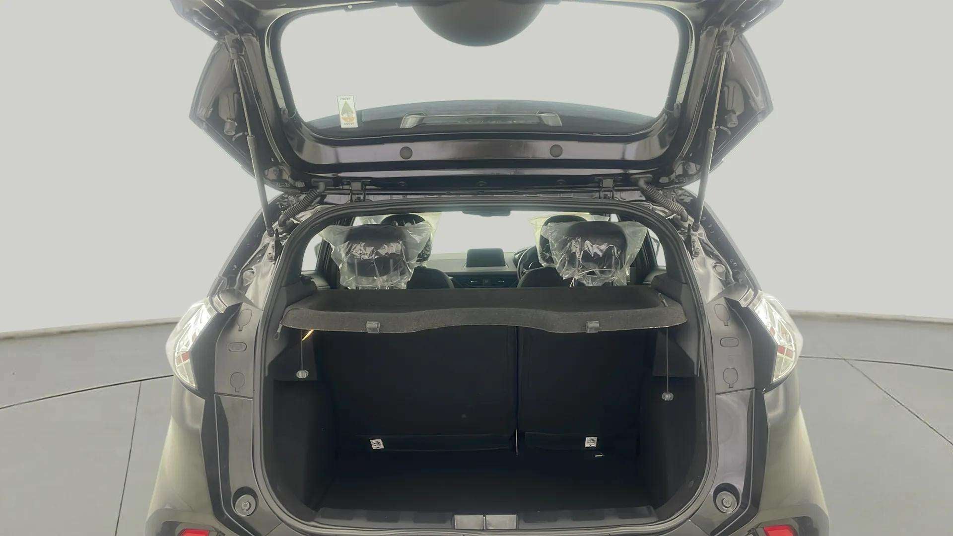 Boot space view of a Tata Nexon 2017-2023