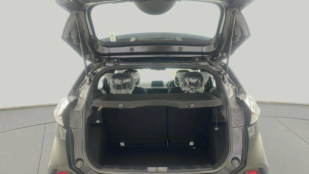 Boot space view of a Tata Nexon 2017-2023