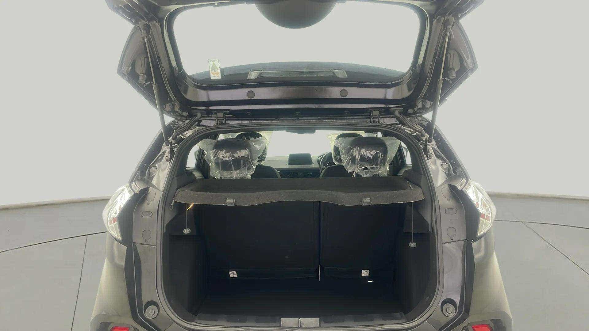 Boot space view of a Tata Nexon 2017-2023