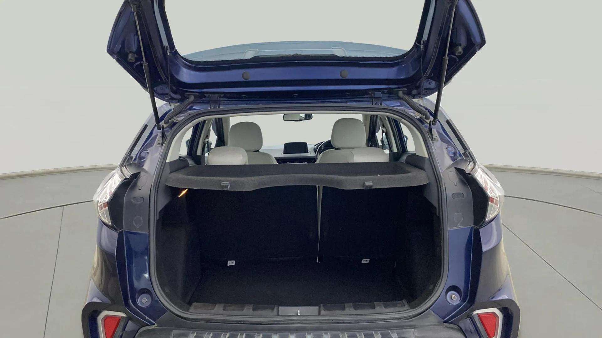 Boot space view of a Tata Nexon 2017-2023