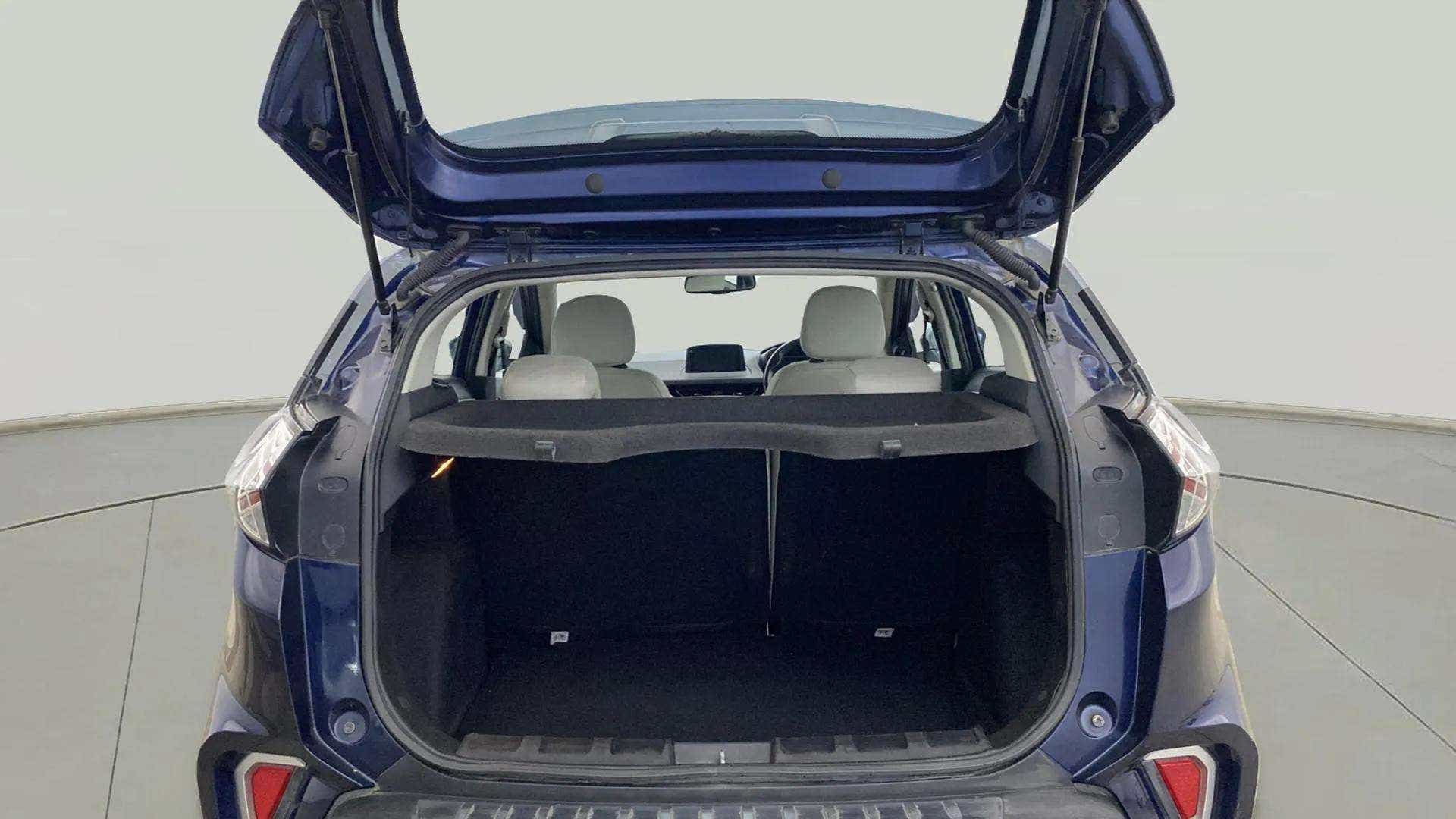 Boot space view of a Tata Nexon 2017-2023