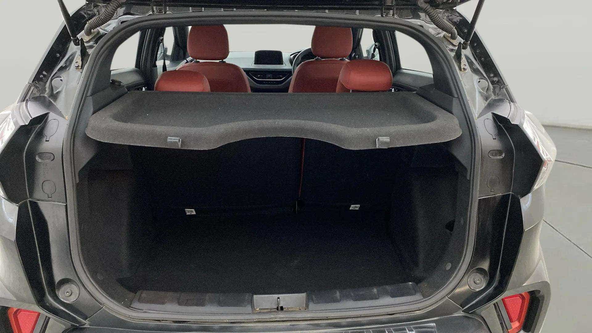 Boot space view of a Tata Nexon 2017-2023