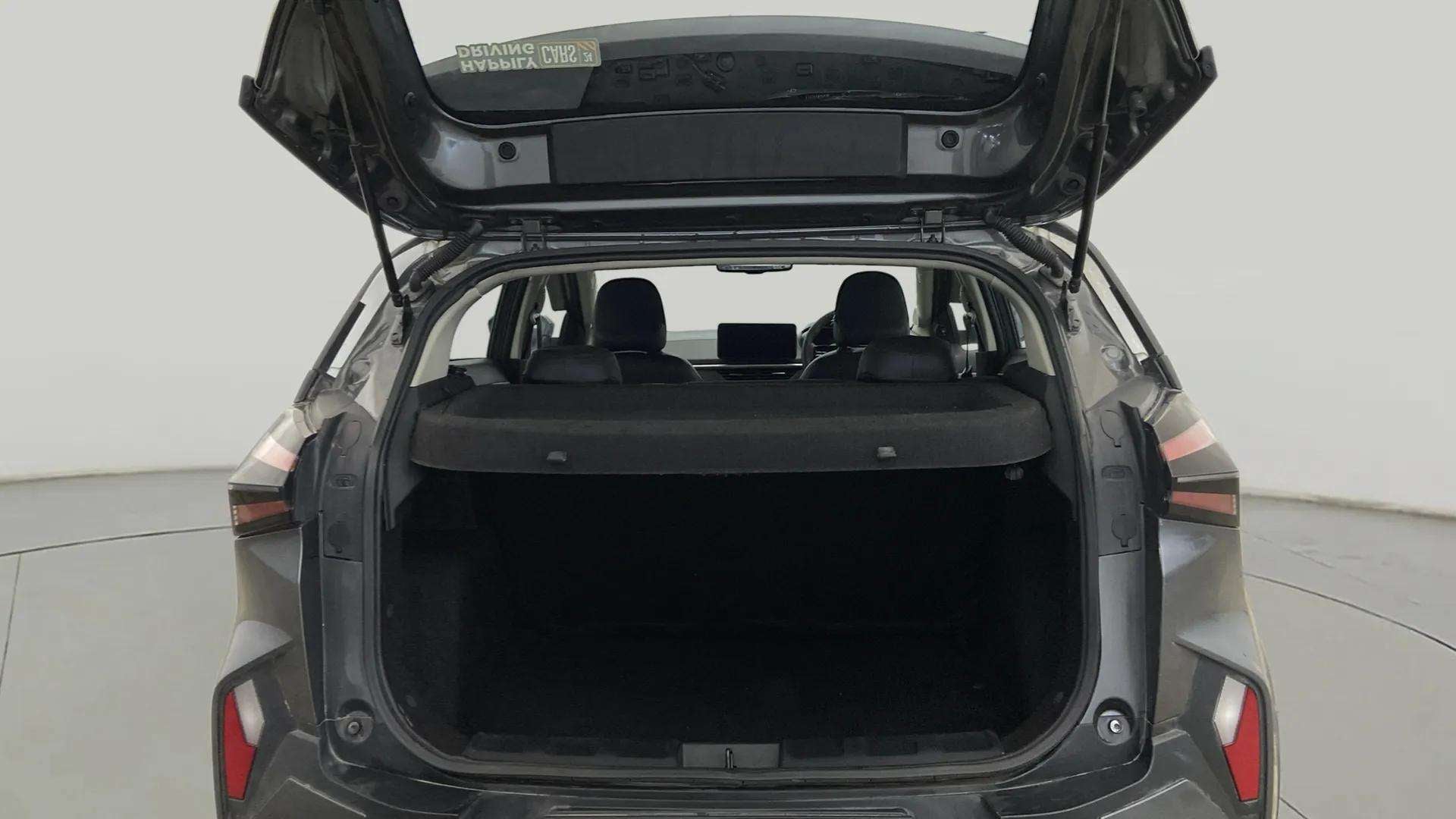 Open boot view of a Tata Nexon 2017-2023