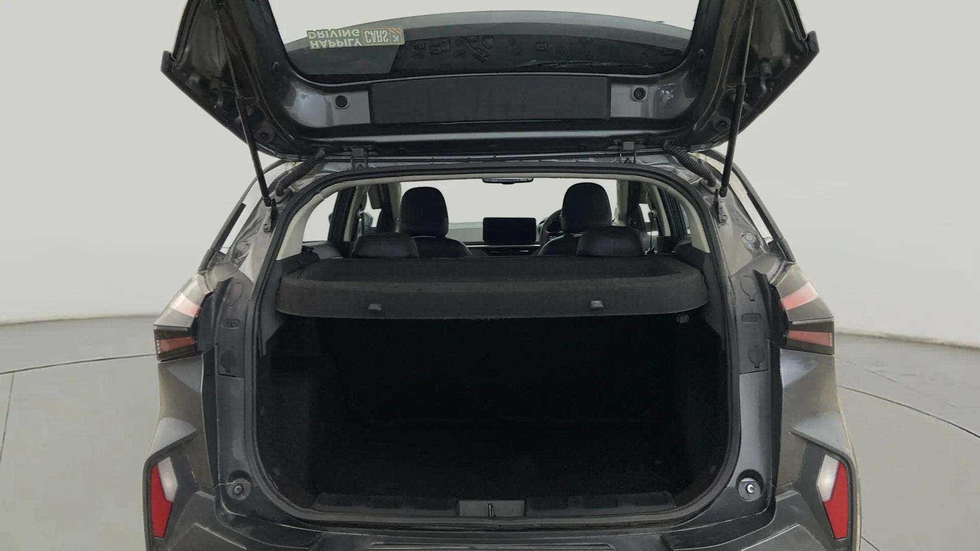 Open boot view of a Tata Nexon 2017-2023