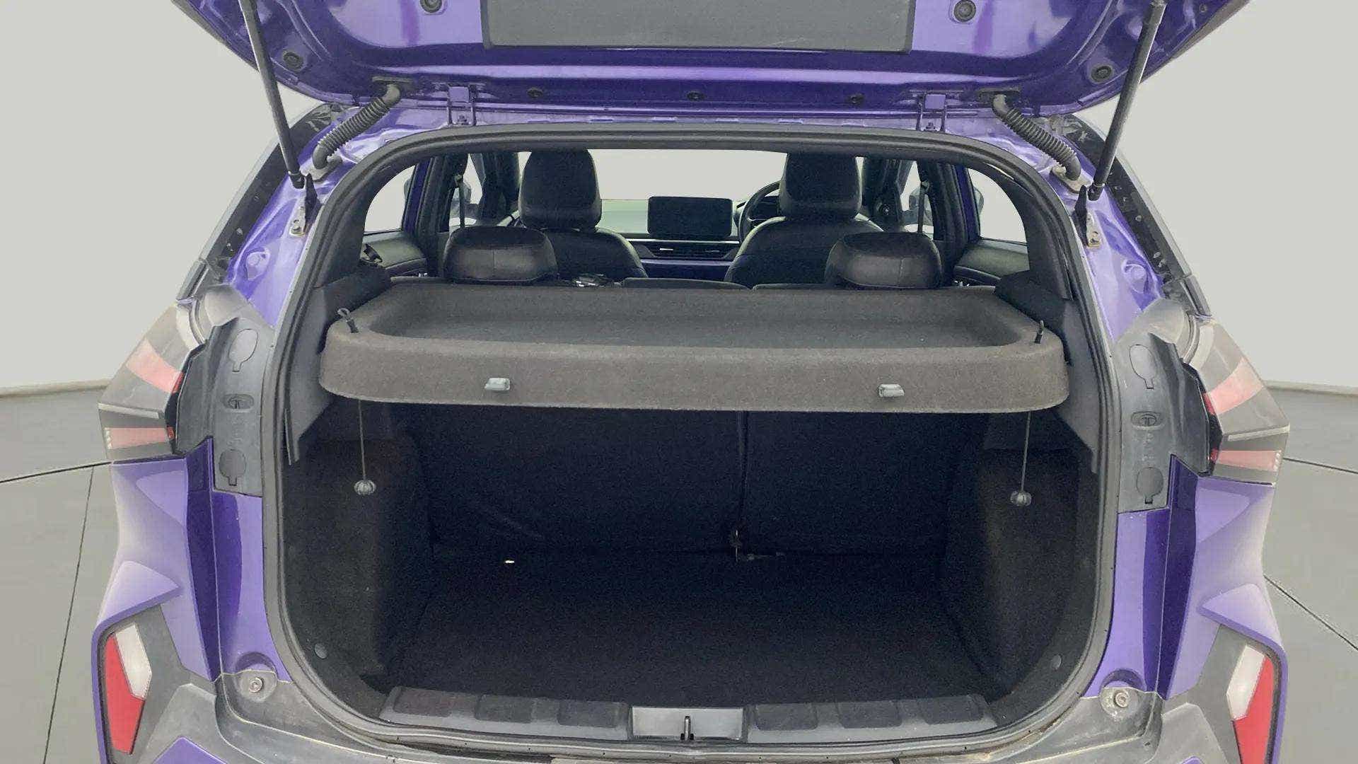 Boot space view of a Tata Nexon 2017-2023