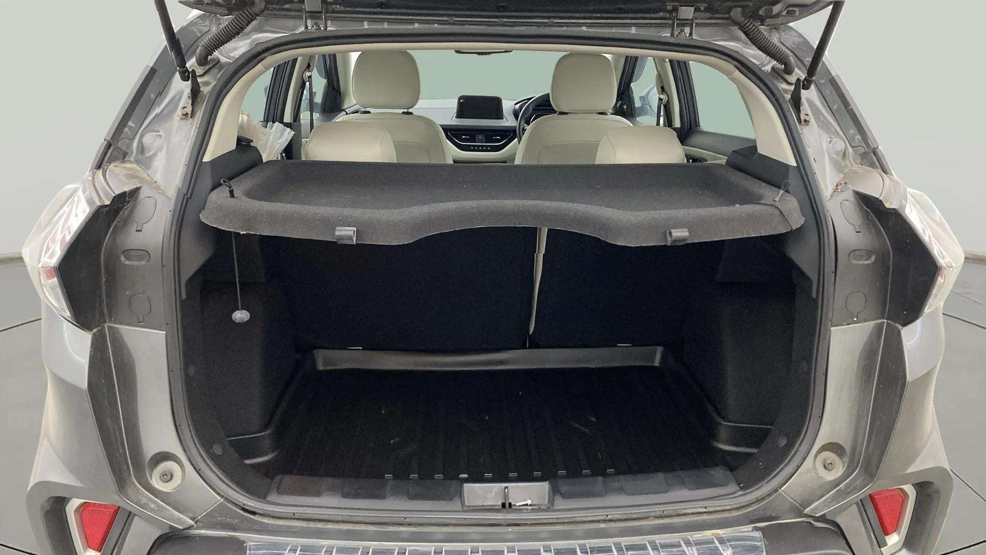 Boot space view of a Tata Nexon 2017-2023