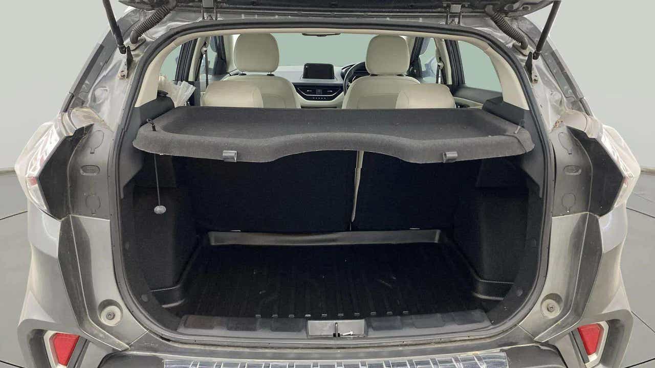 Boot space view of a Tata Nexon 2017-2023