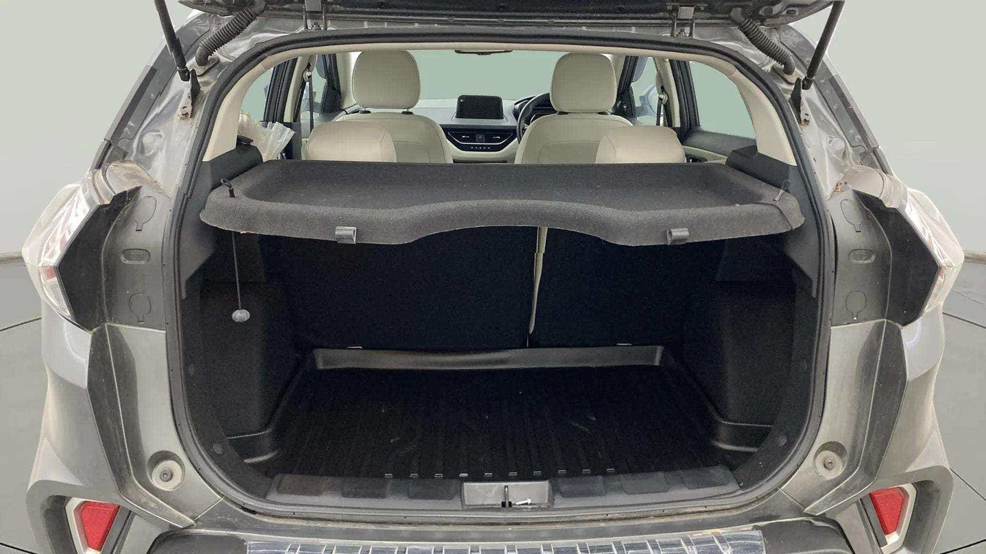 Boot space view of a Tata Nexon 2017-2023
