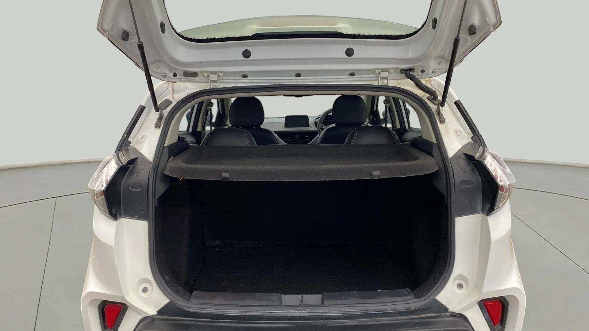 Boot space view of a Tata Nexon 2017-2023