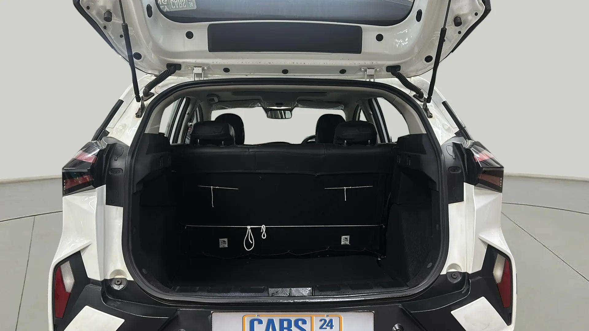 Open boot view of a Tata Nexon