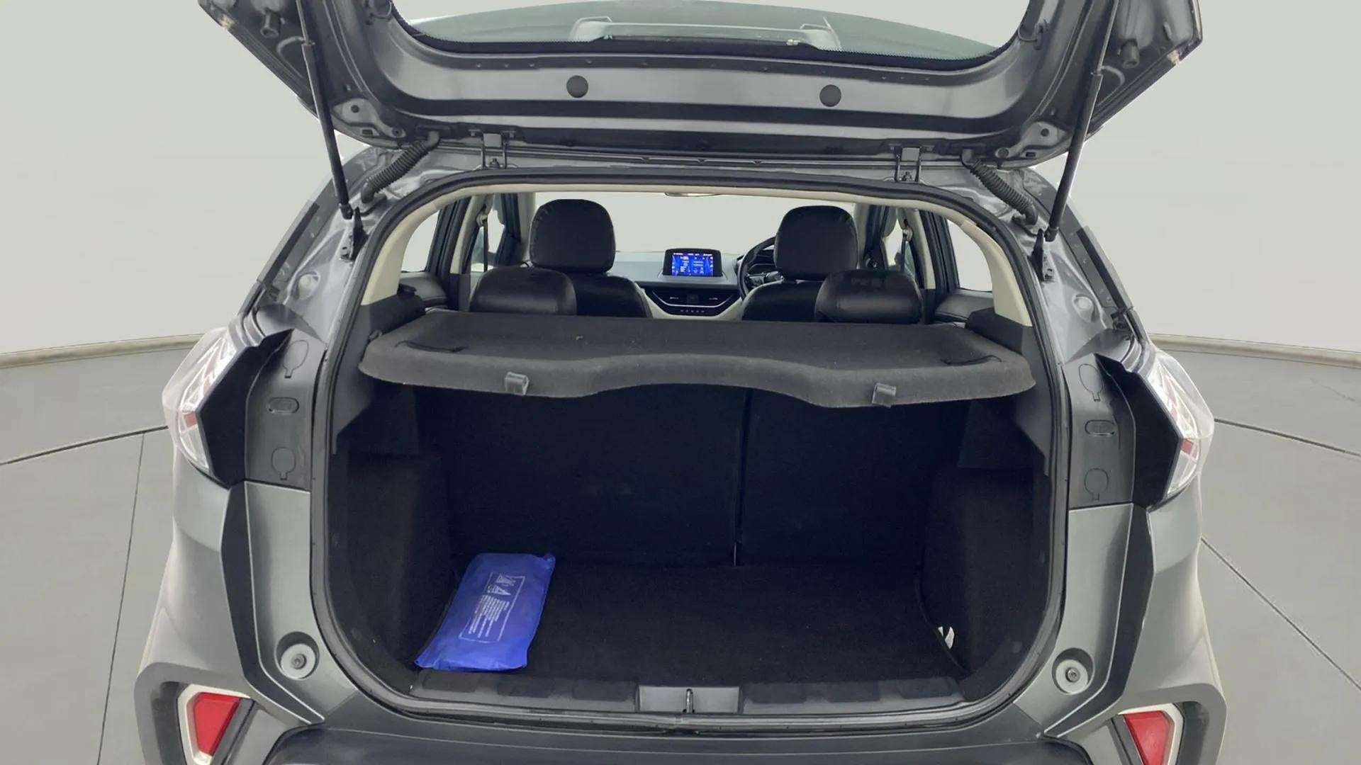 Boot space view of a Tata Nexon 2017-2023