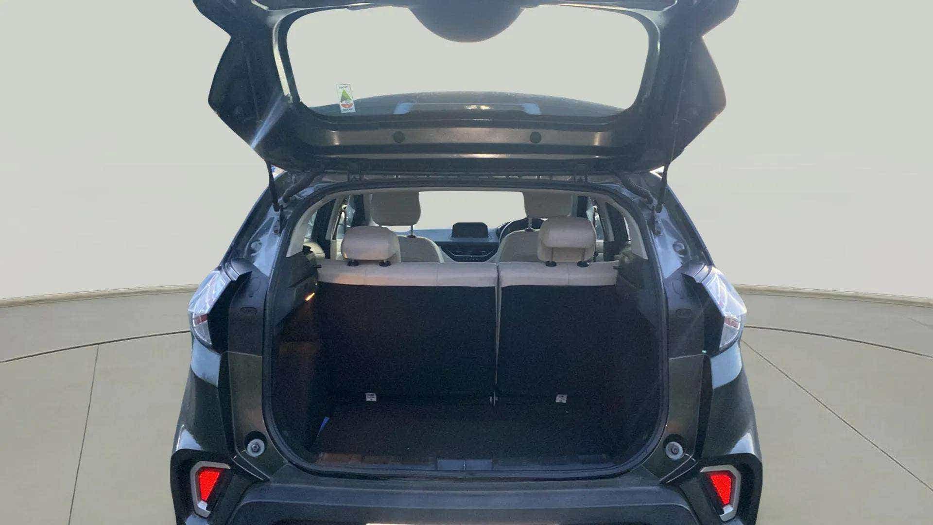 Boot space view of a Tata Nexon 2017-2023