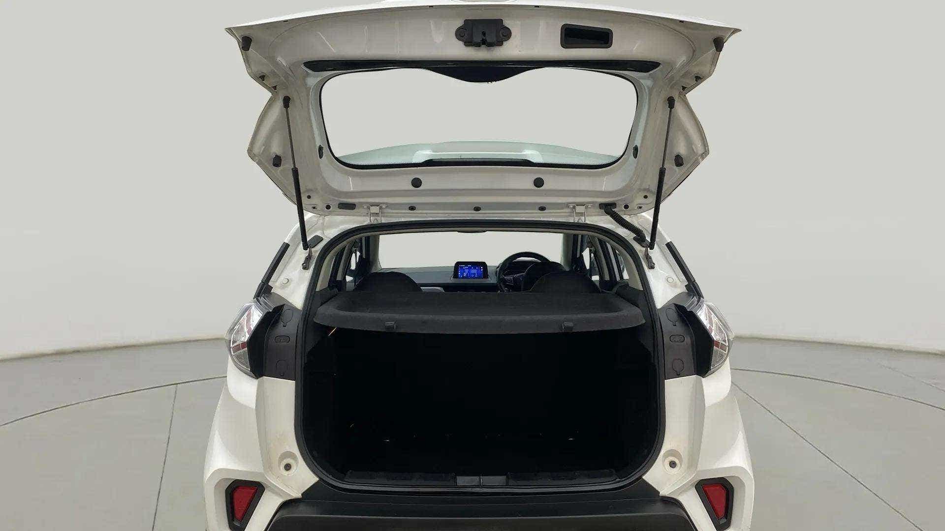 Boot space view of a Tata Nexon 2017-2023