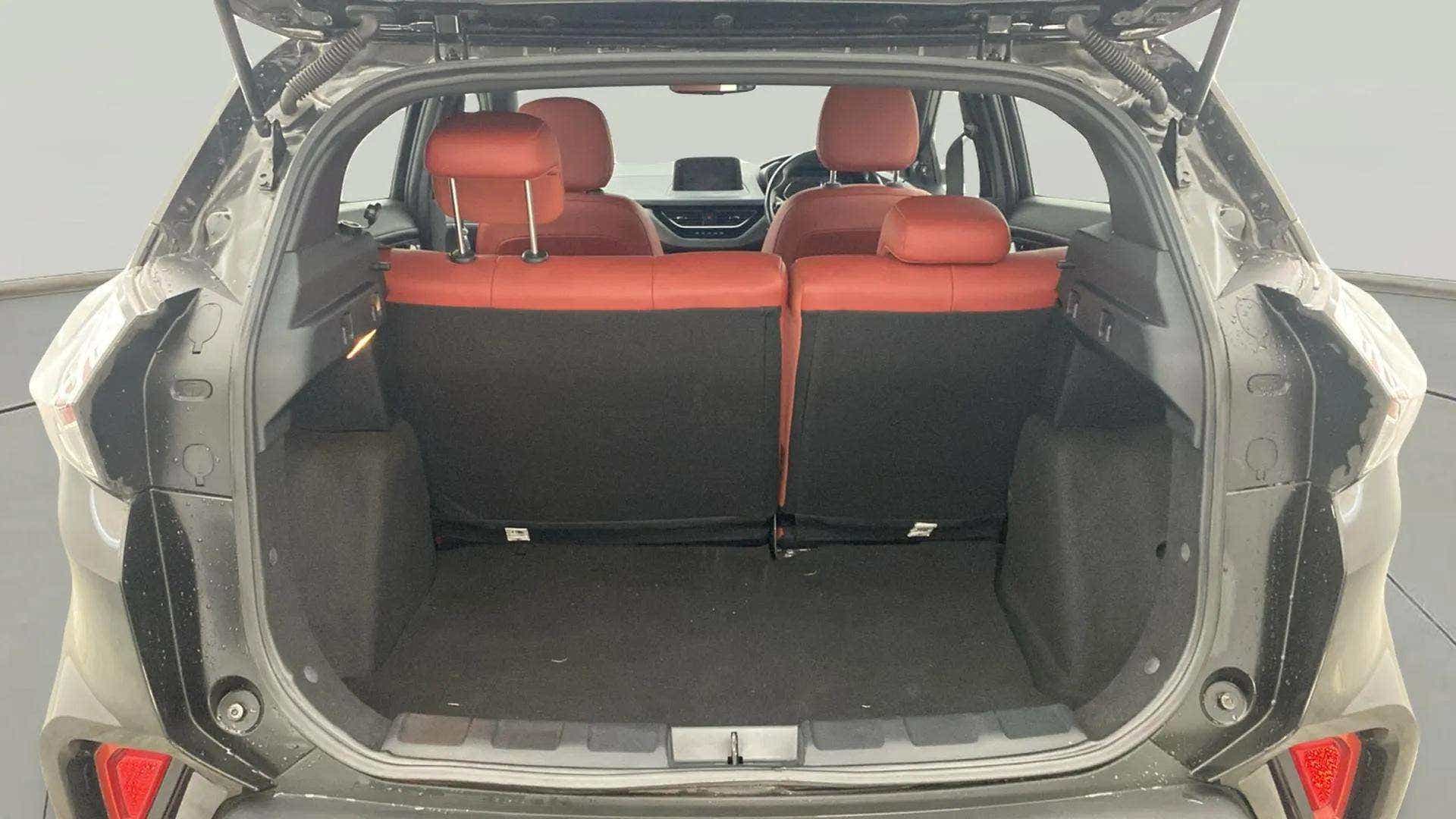 Boot space view of a Tata Nexon 2017-2023