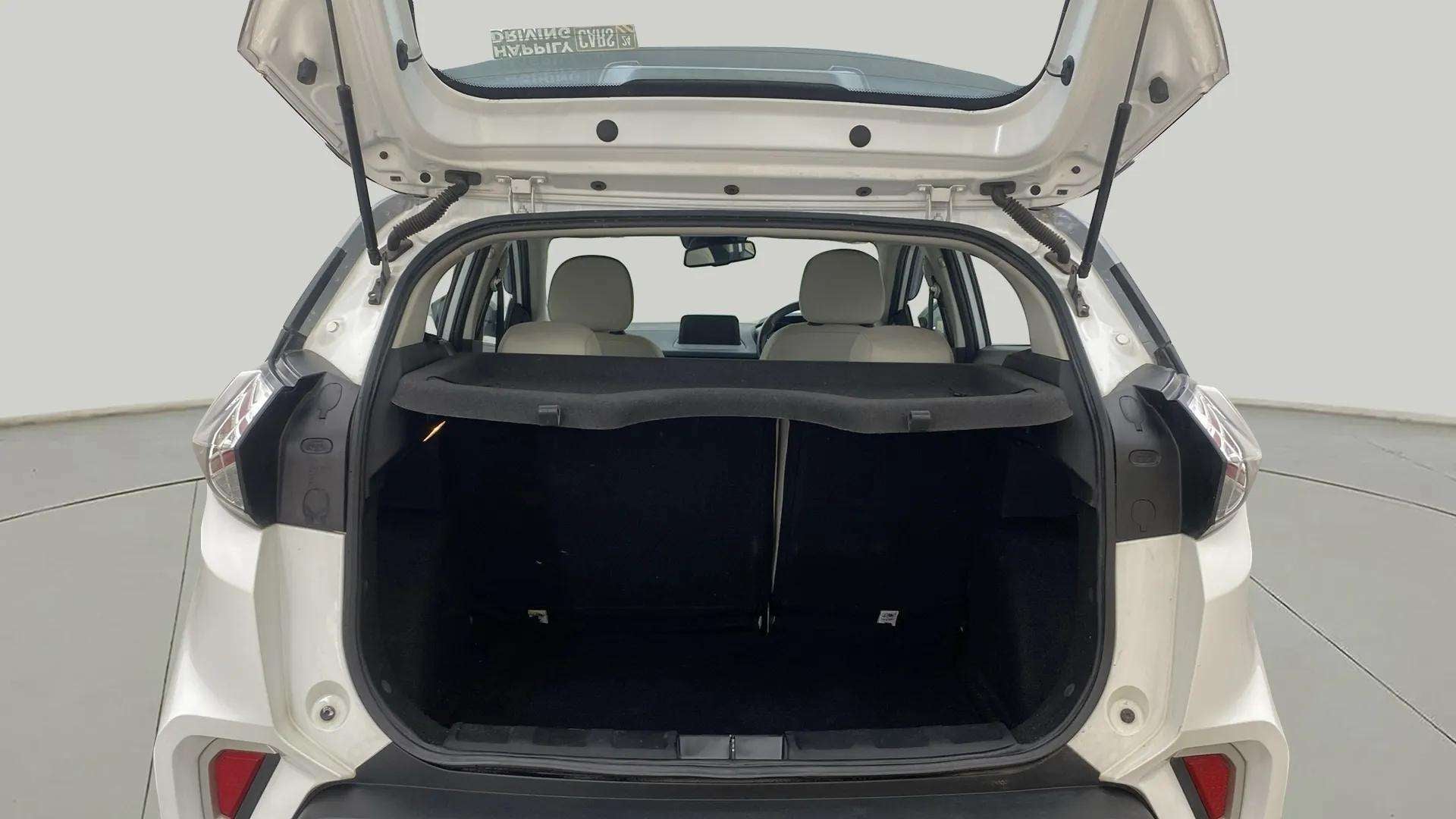 Boot space view of a Tata Nexon 2017-2023
