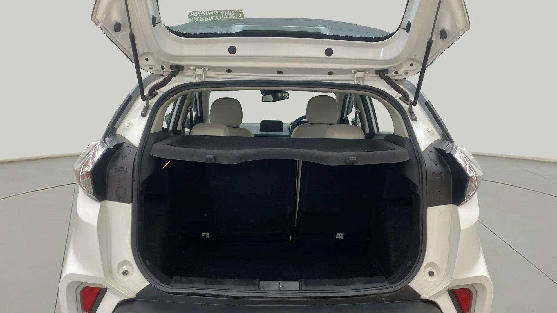 Boot space view of a Tata Nexon 2017-2023