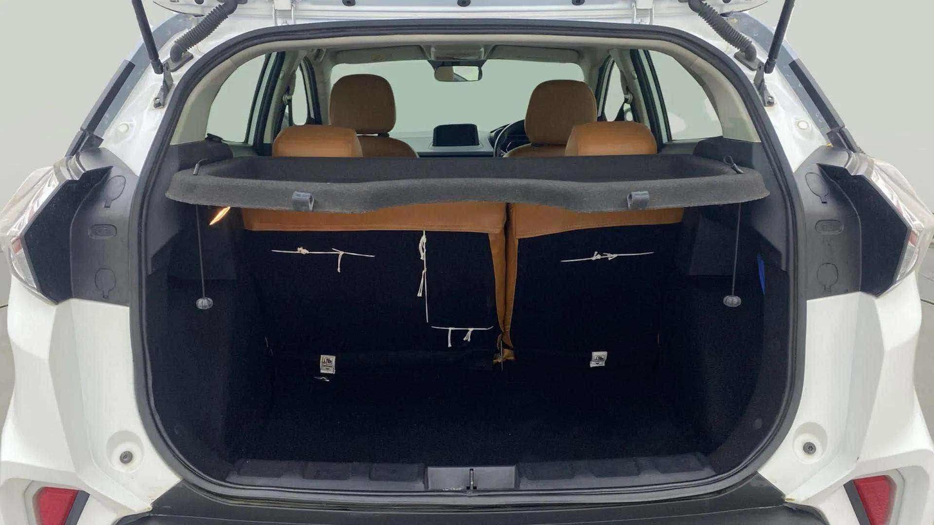 Boot space view of a Tata Nexon 2017-2023
