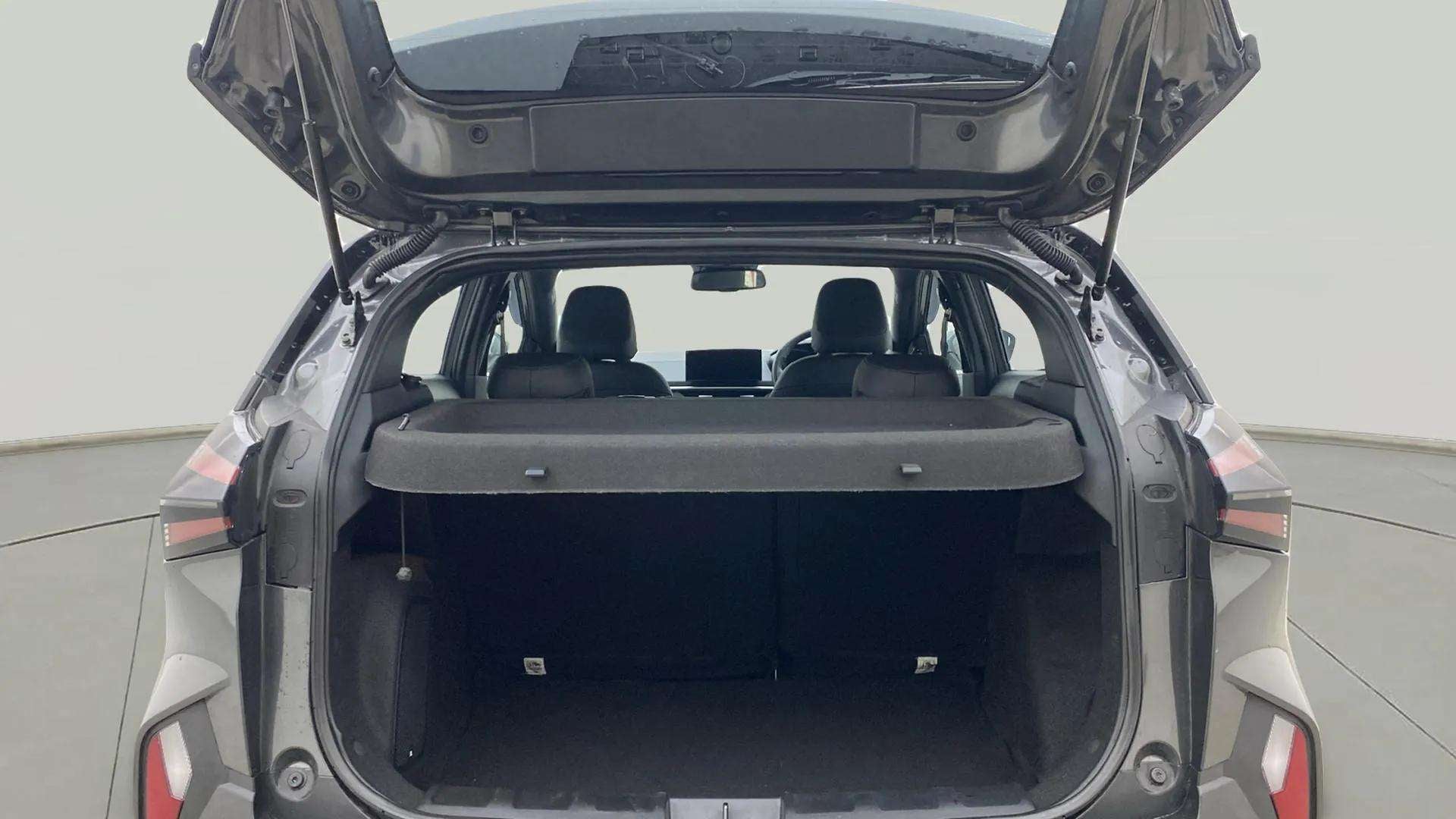 Boot space view of a Tata Nexon