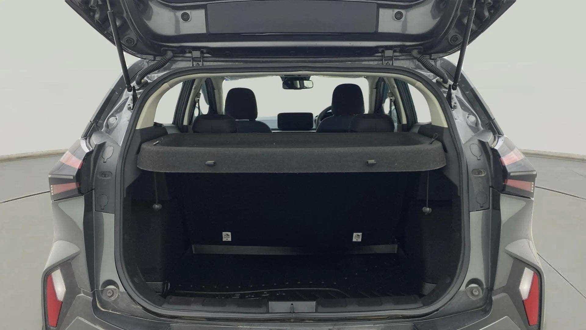 Boot space view of a Tata Nexon