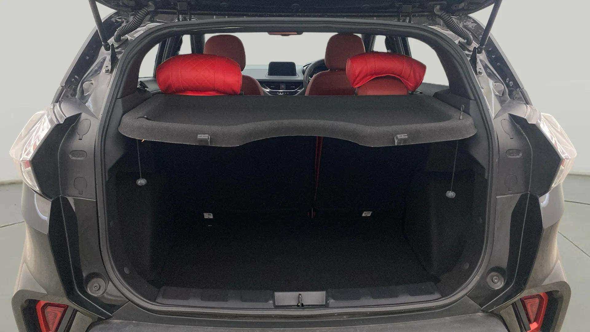Boot space view of a Tata Nexon 2017-2023