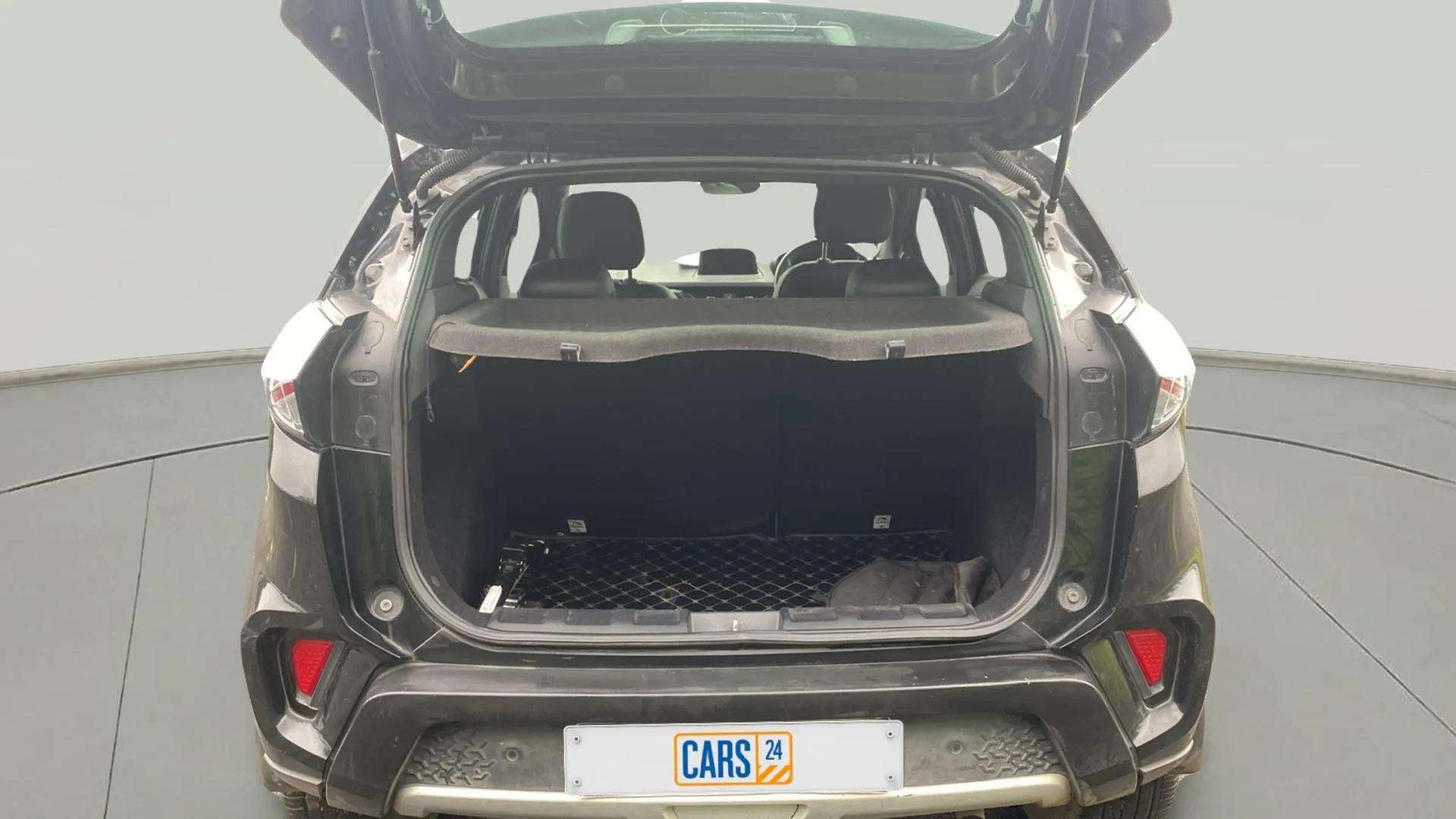 Boot space view of a Tata Nexon 2017-2023