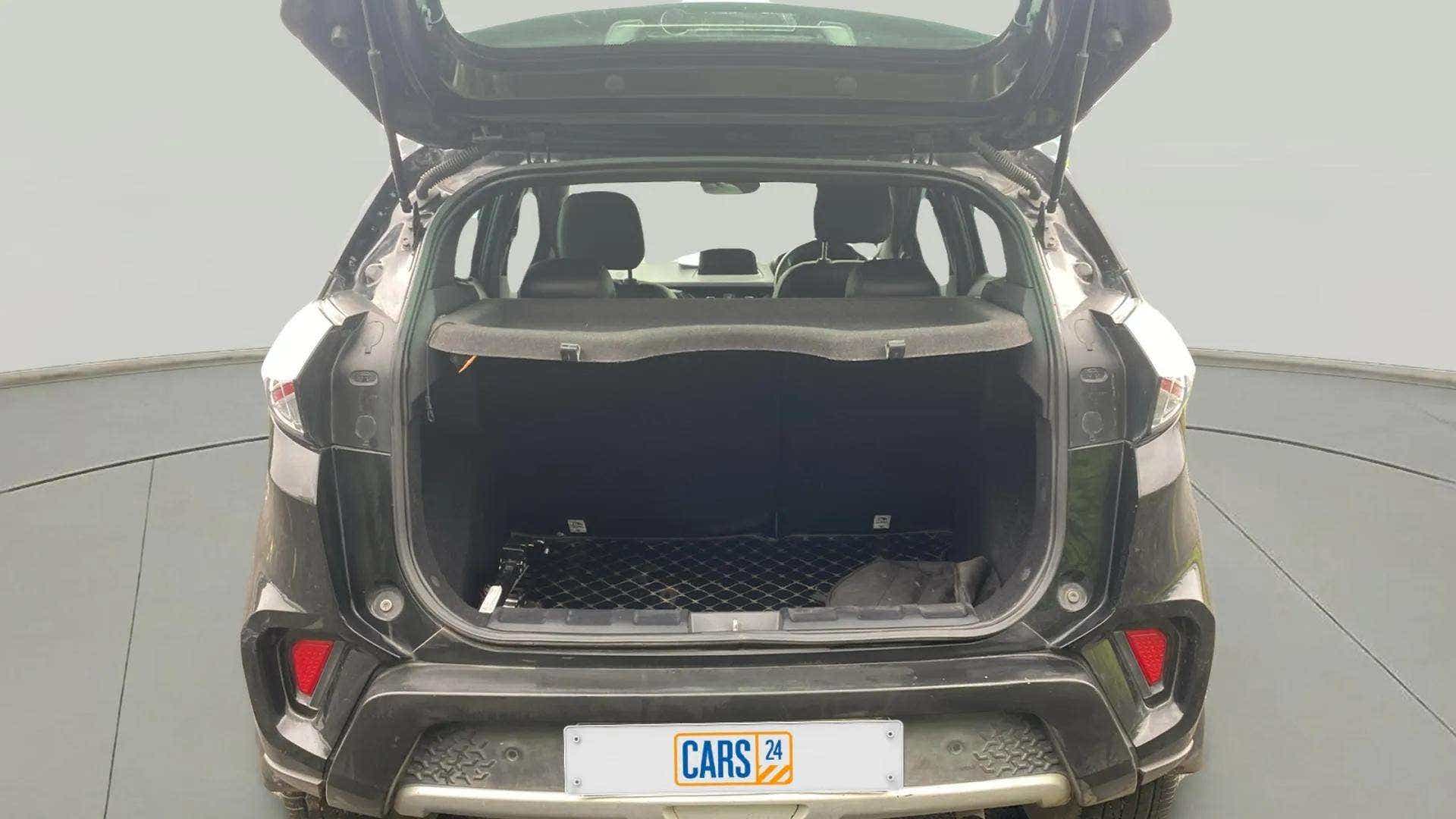 Boot space view of a Tata Nexon 2017-2023