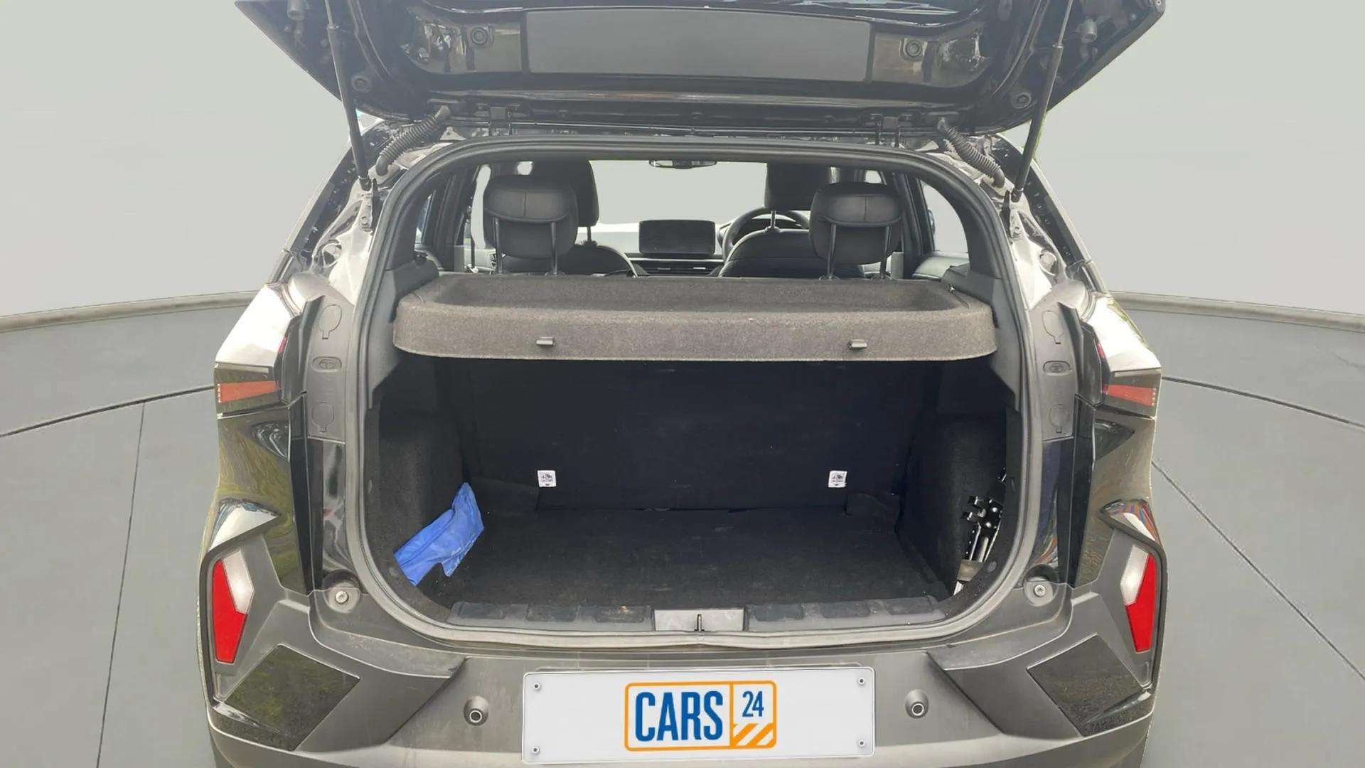 Boot space of a Tata Nexon