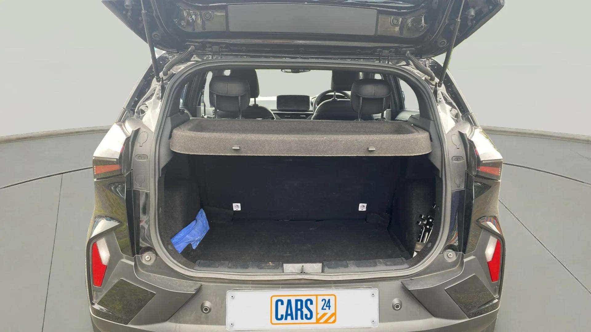 Boot space of a Tata Nexon