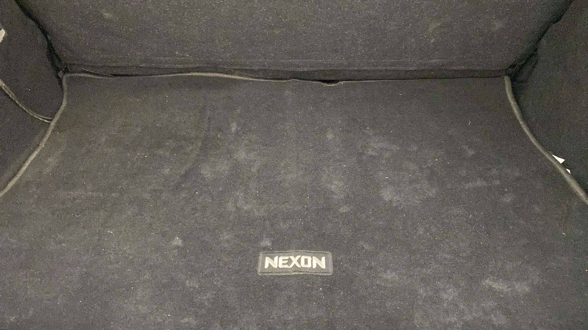 Boot space area of a Tata Nexon 2017-2023