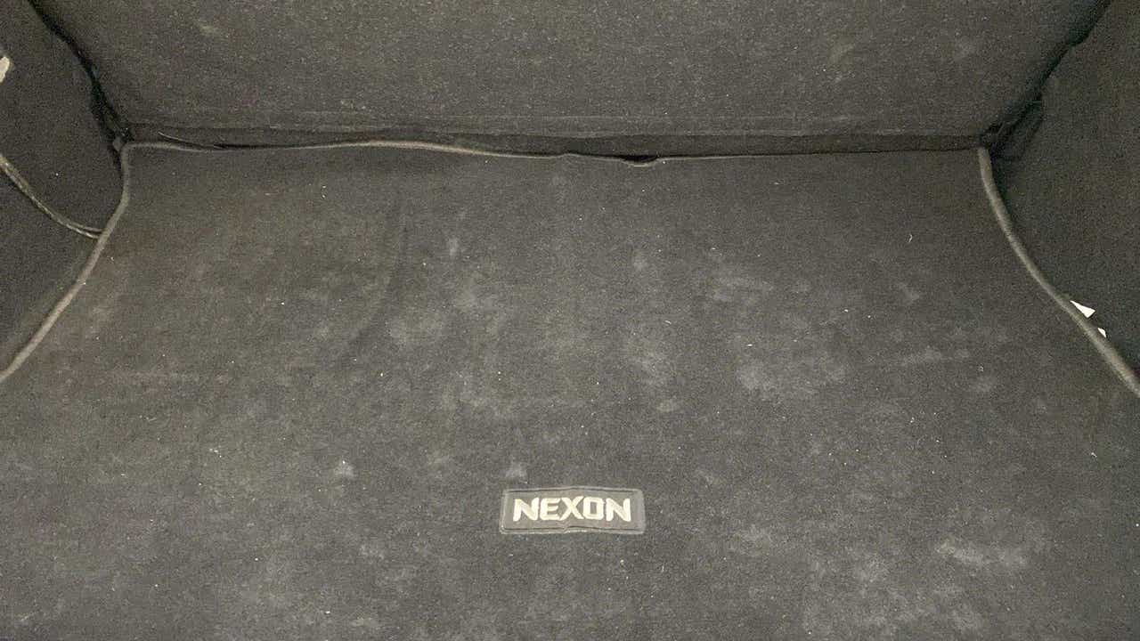 Boot space area of a Tata Nexon 2017-2023