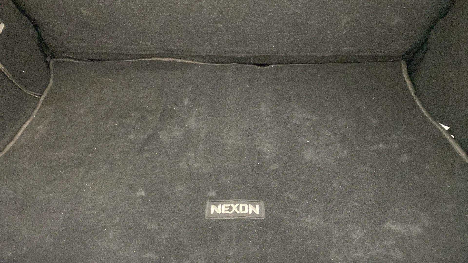 Boot space area of a Tata Nexon 2017-2023