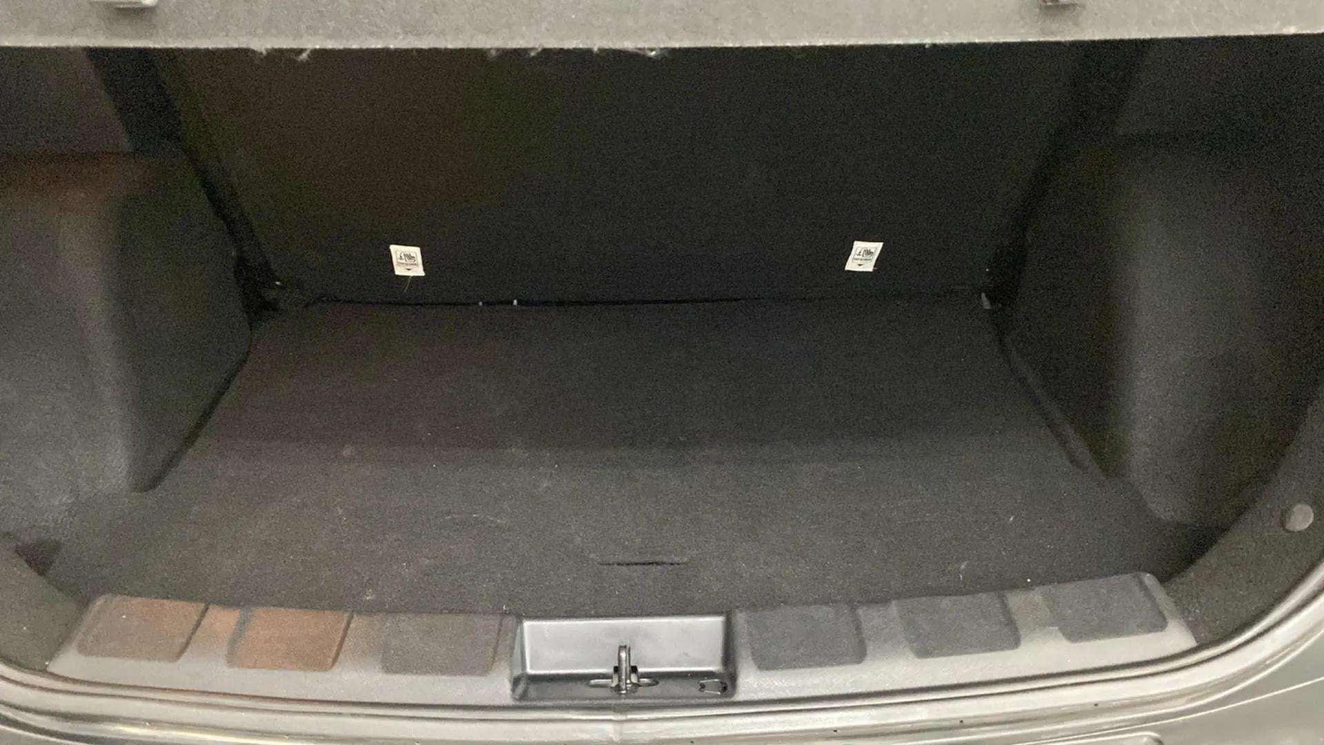 Boot space view of a Tata Nexon 2017-2023
