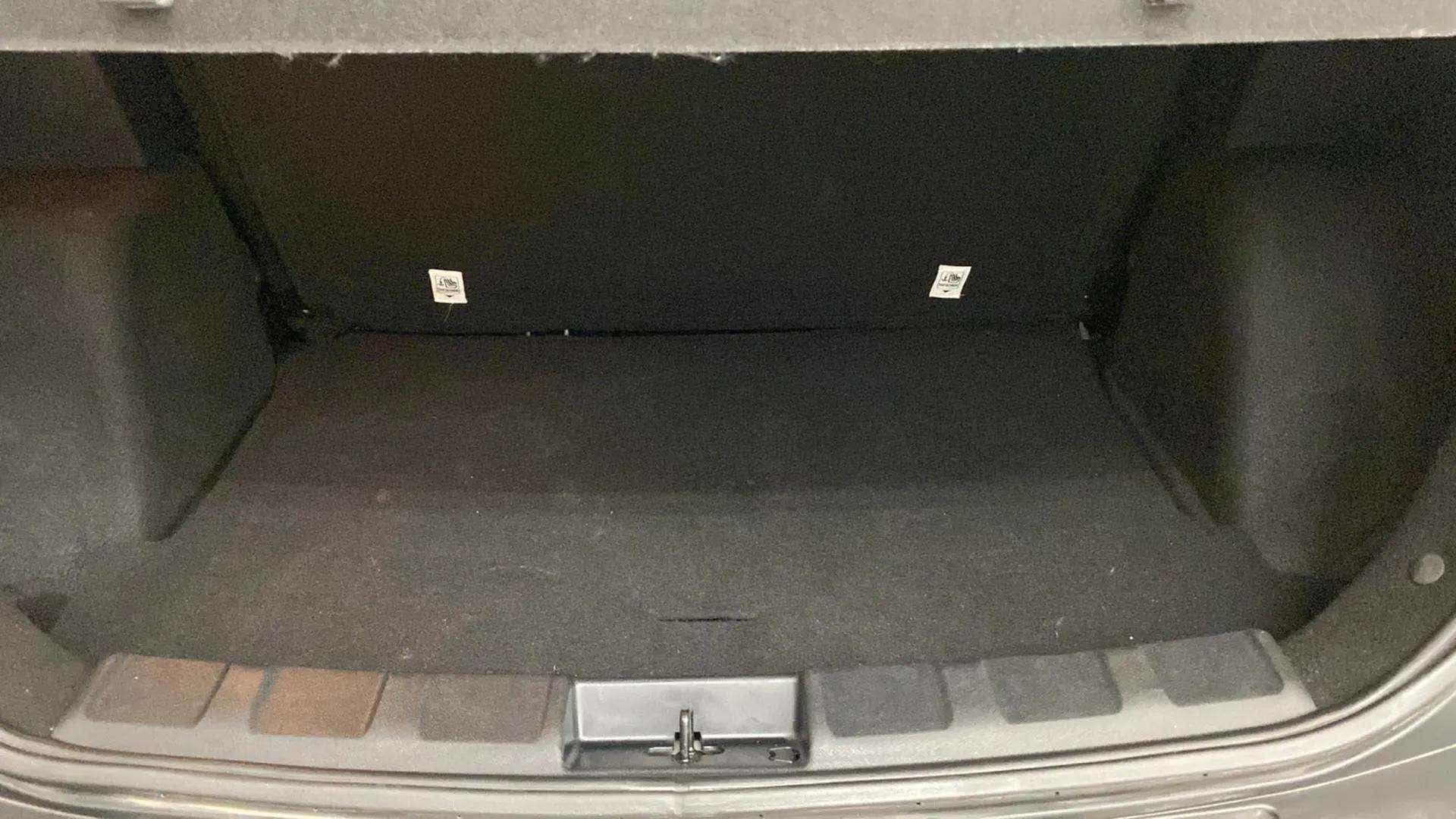 Boot space view of a Tata Nexon 2017-2023