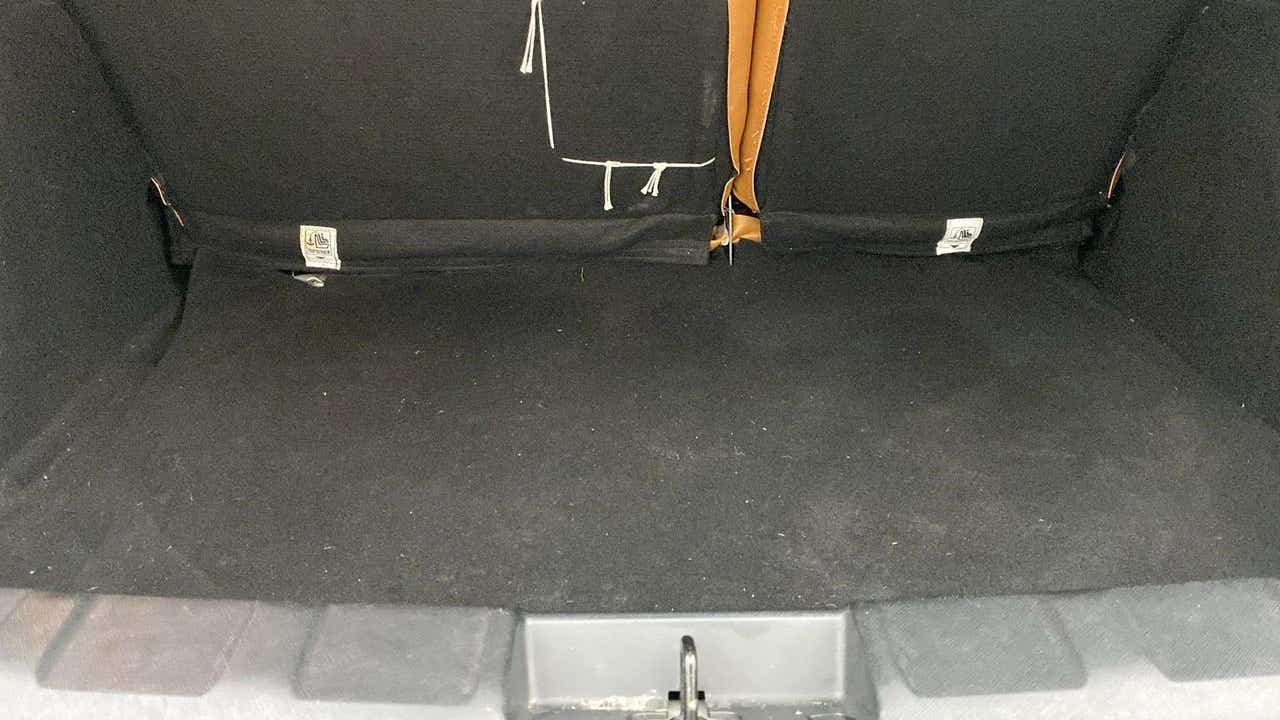 Boot space view of a Tata Nexon 2017-2023