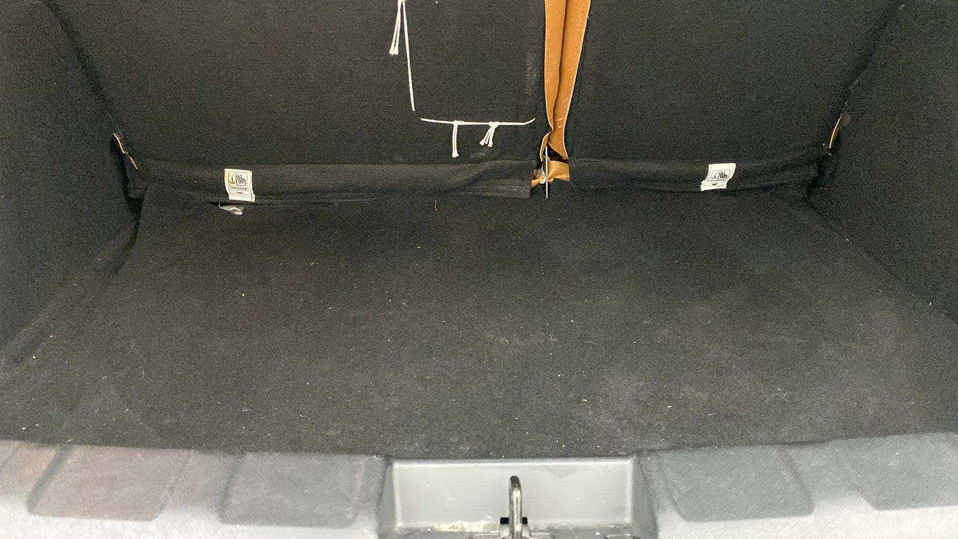 Boot space view of a Tata Nexon 2017-2023