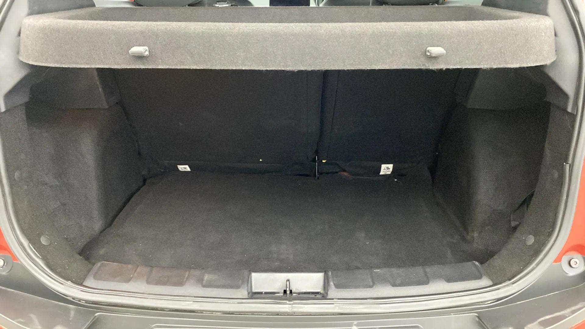 Boot space view of a Tata Nexon 2017-2023