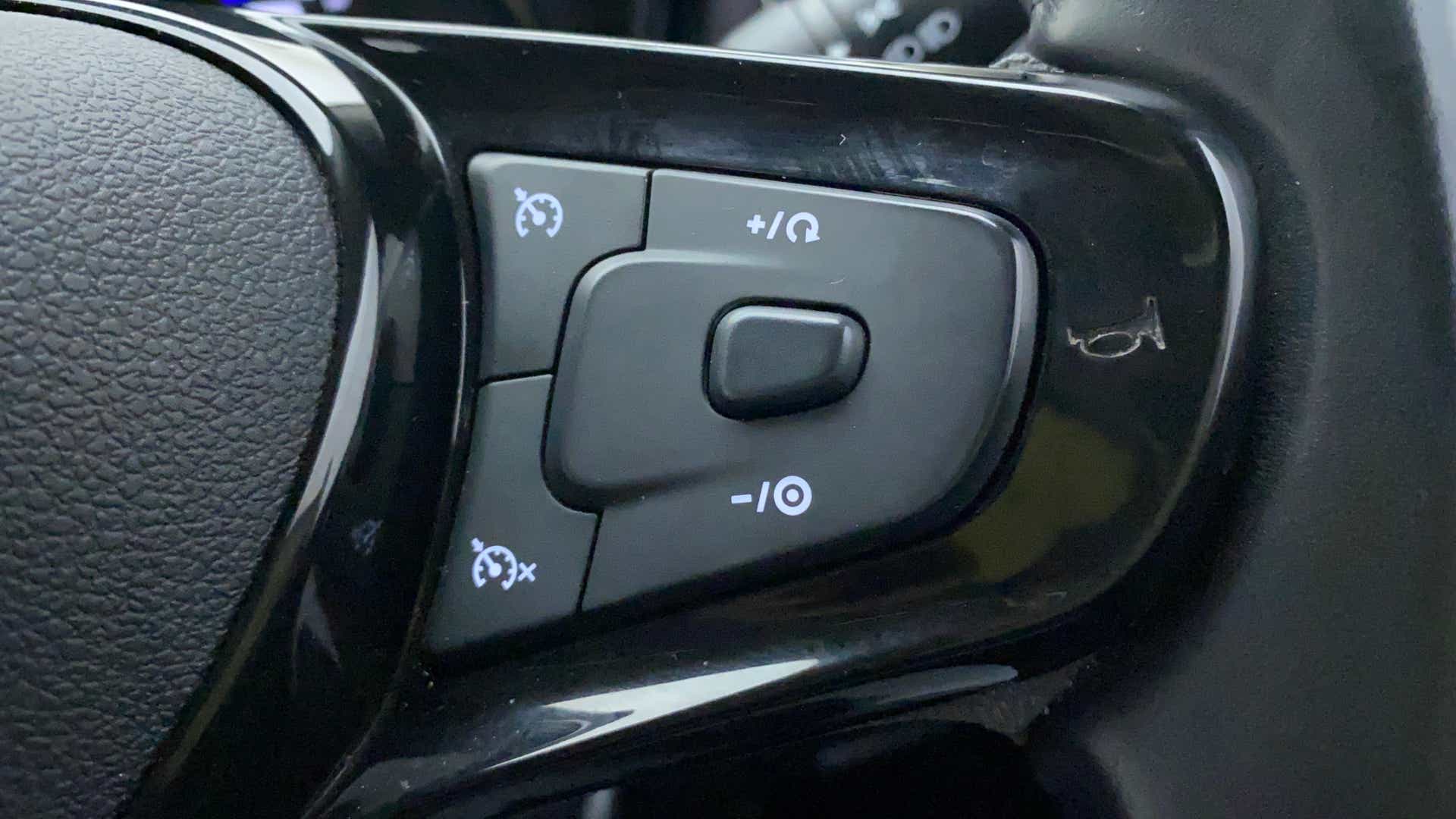 Steering wheel controls of a Tata Nexon 2017-2023