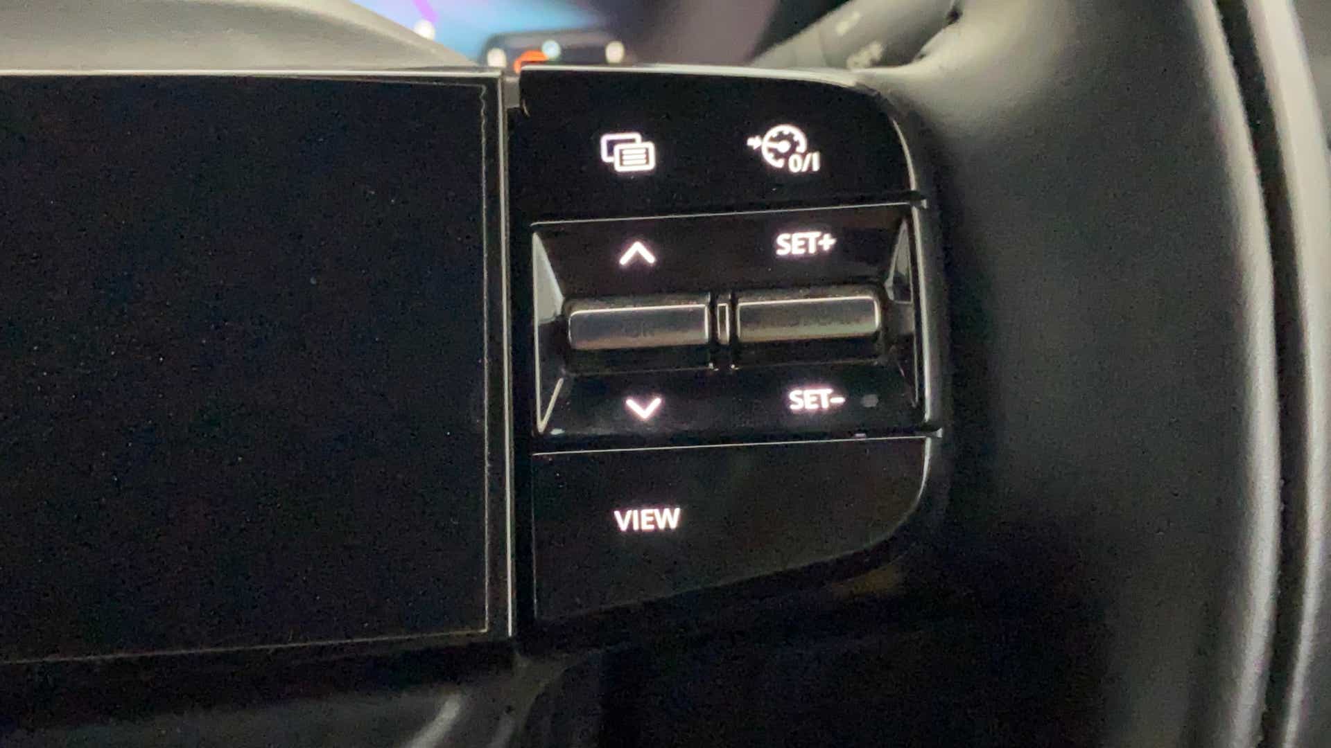 Steering wheel controls of a Tata Nexon 2017-2023